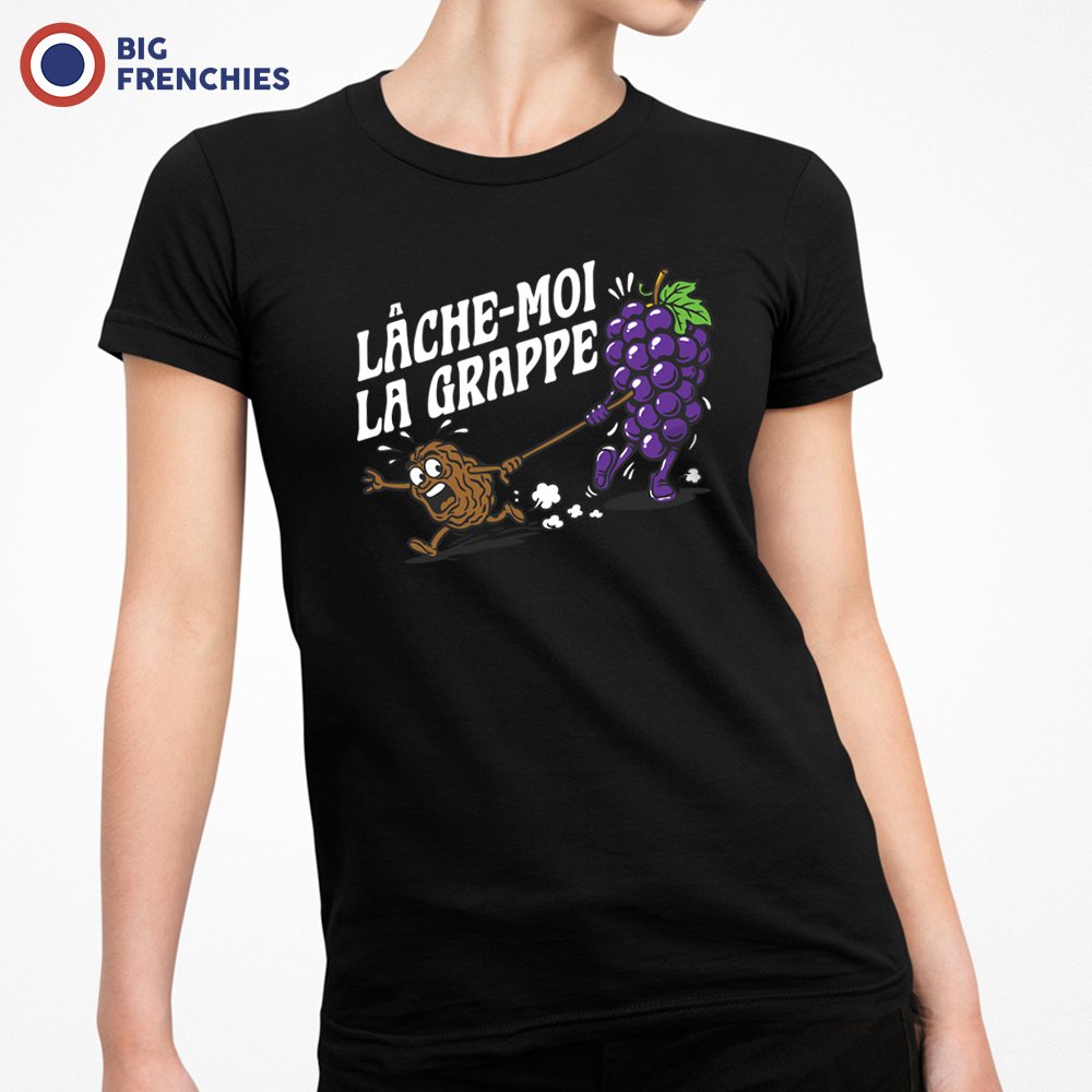 Lâche-moi la Grappe Women's Organic Cotton Tee