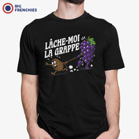 Lâche-moi la Grappe Men's Organic Cotton Tee
