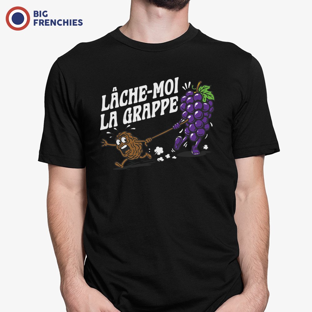 Lâche-moi la Grappe Men's Organic Cotton Tee