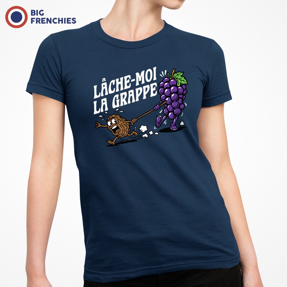 Lâche-moi la Grappe Women's Organic Cotton Tee