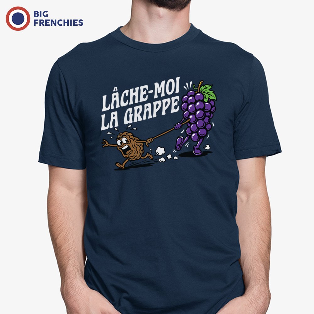 Lâche-moi la Grappe Men's Organic Cotton Tee