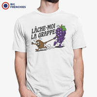 Lâche-moi la Grappe Men's Organic Cotton Tee