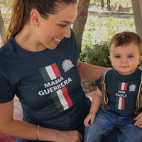 Mamá Guerrera, Mini Águila Mom and Child Organic Cotton T-Shirts family Set (Set of 2)