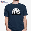 Halloween Moon Cat Men's Organic Cotton Tee