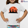 Halloween Moon Cat Youth & Toddler Organic Cotton Tee