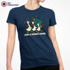Just a Merry Goose Christmas Women's Organic Cotton Tee