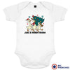 Just a Merry Goose Christmas Organic Cotton Baby Onesie