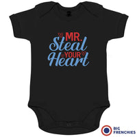 Mr Steal Your Heart Organic Baby Onesie