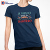 Je Suis là Pour La Tourtière Christmas Women's Organic Cotton Tee