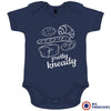 Pretty Kneady Organic Cotton Baby Onesie