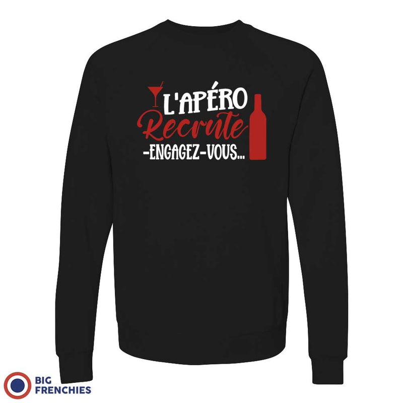 L'apéro Recrute Engagez-Vous Unisex Organic Cotton Sweatshirt