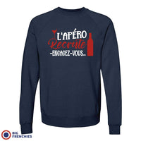 L'apéro Recrute Engagez-Vous Unisex Organic Cotton Sweatshirt