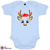 Reindeer Christmas Organic Cotton Baby Onesie