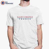 Saint-Tropez France Men's Organic Cotton Tee