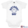 Birthday Boy Smiley Organic Cotton Baby Onesie