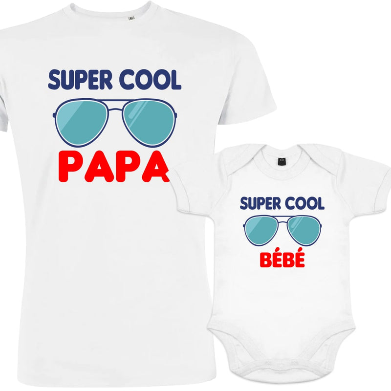 Super cool Dad and Child Matching Organic Outfit