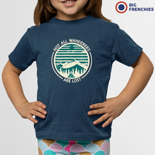 Not All The Wanderers All Lost Camping Youth & Toddler Organic Cotton Tee