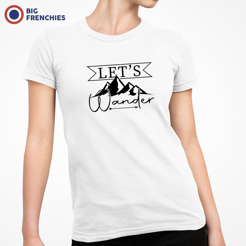 Let's Wander Camping Women's Organic Tee
