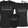Winter Wonderland Christmas Matching Family Organic Tees (Set of 3)