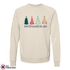 Winter Wonderland Christmas Unisex Organic Cotton Sweatshirt
