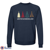 Winter Wonderland Christmas Unisex Organic Cotton Sweatshirt