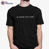 Le Monde Est à Vous Men's Organic Cotton Tee
