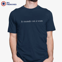 Le Monde Est à Vous Men's Organic Cotton Tee
