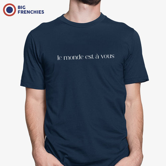 Le Monde Est à Vous Men's Organic Cotton Tee