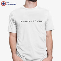 Le Monde Est à Vous Men's Organic Cotton Tee