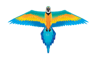RainForest 61 inch Wingspan Nylon Macaw