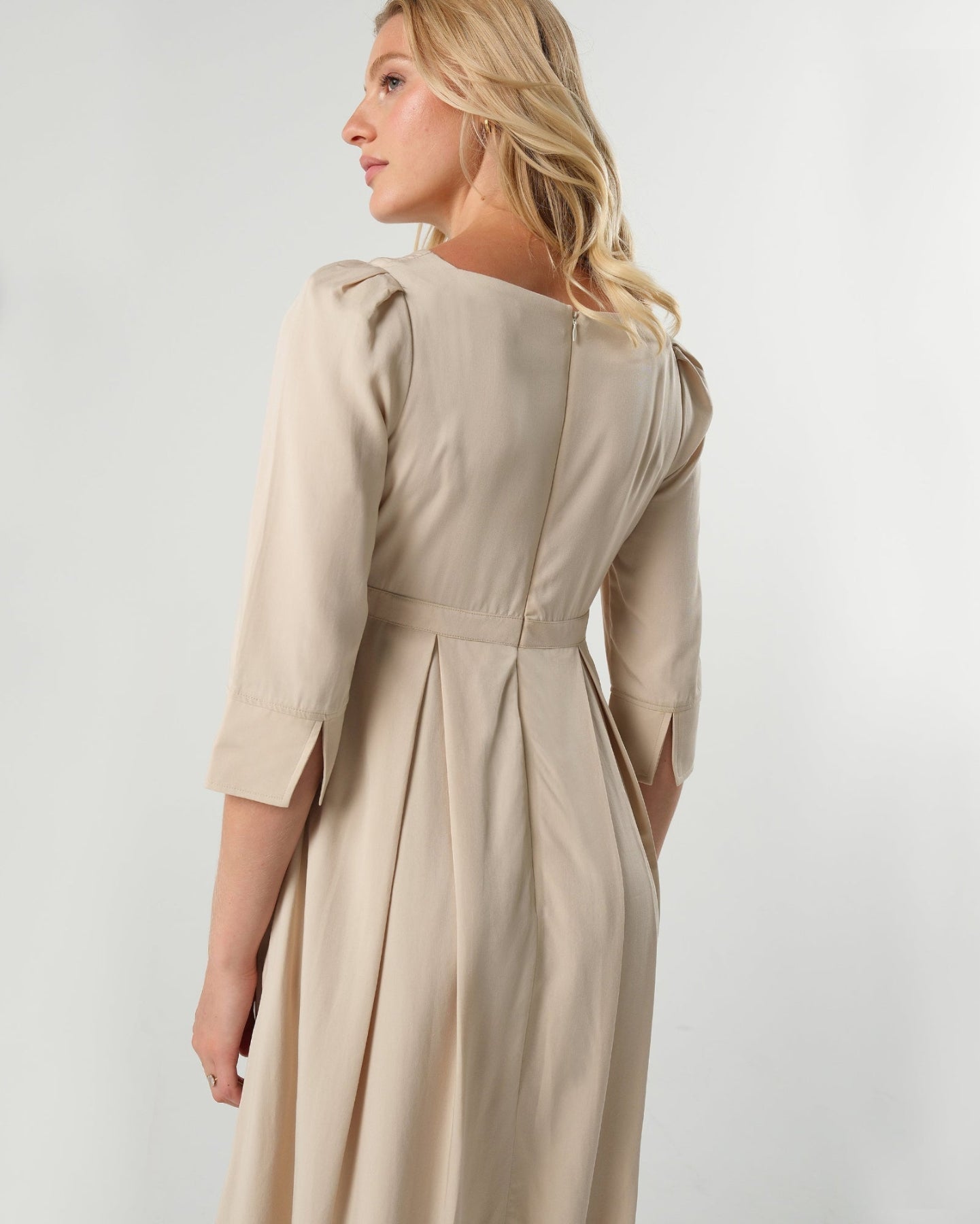 Sarah Empire Maternity & Nursing Dress in TENCEL (Regular & Petite) - BIG FRENCHIES