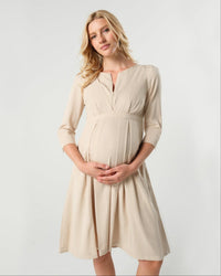 Sarah Empire Maternity & Nursing Dress in TENCEL (Regular & Petite) - BIG FRENCHIES
