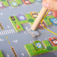 Magnetic Car Maze-MEACAOFG
