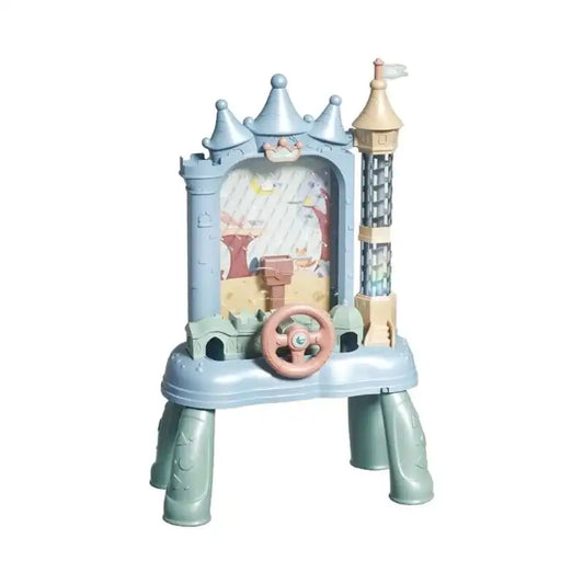 MEACAOFG Kids Fun Cartoon Castle Electric Game Machine Desk for Family Party Interactive Tracking Ball Maze Educational Toy for Children