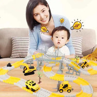 MEACAOFG Children Electric Track Toy Car Engineering Car Kids Educational Toys Railway Racing Track Car Train Toys for Children Birthday - AliExpress