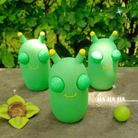 MEACAOFG Funny Eyeball Burst Squeeze Toy Green Eye Caterpillar Pinch Toys Adult Kids Stress Relief Fidget Toy Creative Decompression Toy