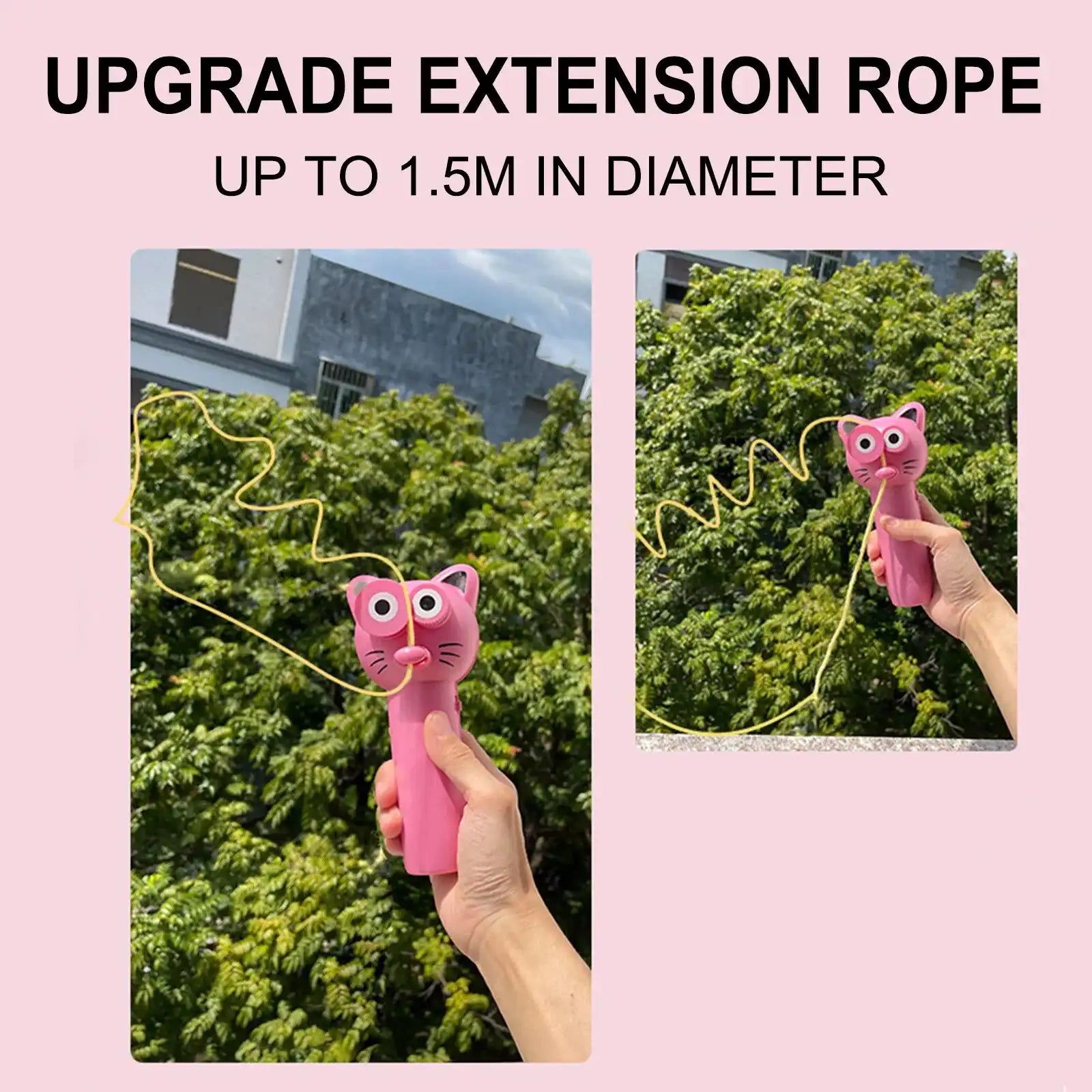 MEACAOFG Electric Rope Launcher Toy Flying Spinner Game Antistress Fidget Stress Reliever Educational Toys for Childrens Christmas