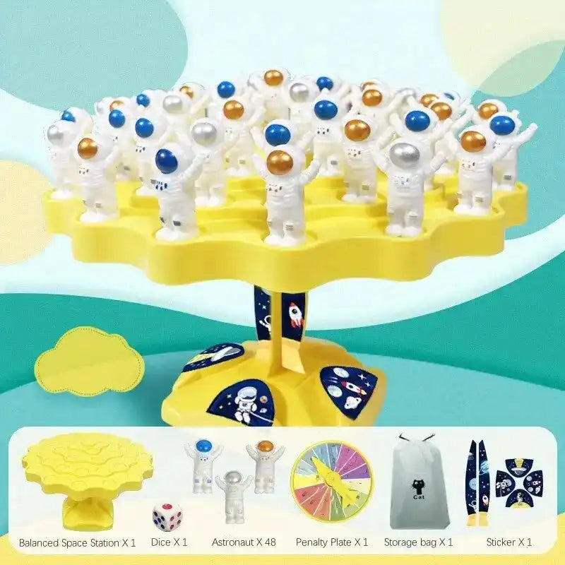 MEACAOFG Spaceman Balance Tree Toy Children_s Educational Montessor