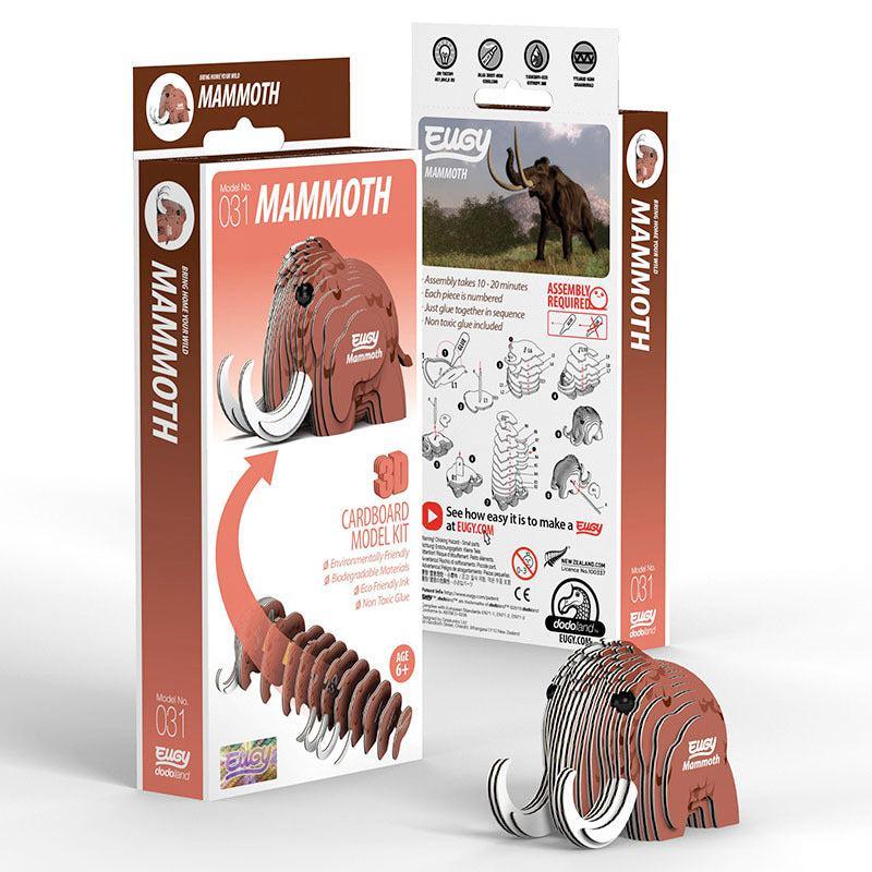 Mammoth 3D Cardboard Model Kit Eugy - BIG FRENCHIES