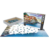 Manarola Cinque Terre Italy Mediterran 1000 Piece Jigsaw Puzzle Eurographics