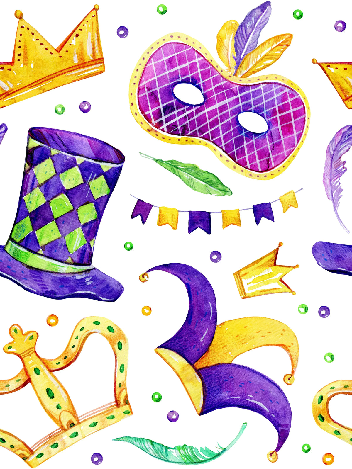 Mardi Gras Bamboo Pajamas - BIG FRENCHIES