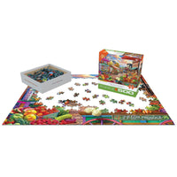 Market Day 500 Piece Jigsaw Puzzle Eurographics