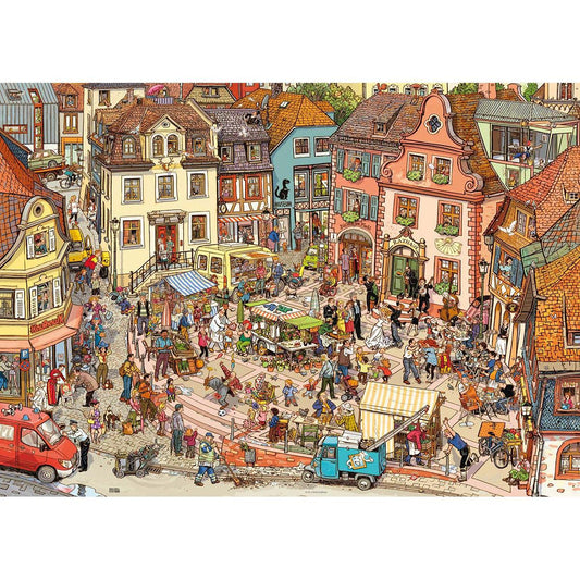 Market Place 1000 Piece Jigsaw Puzzle Heye