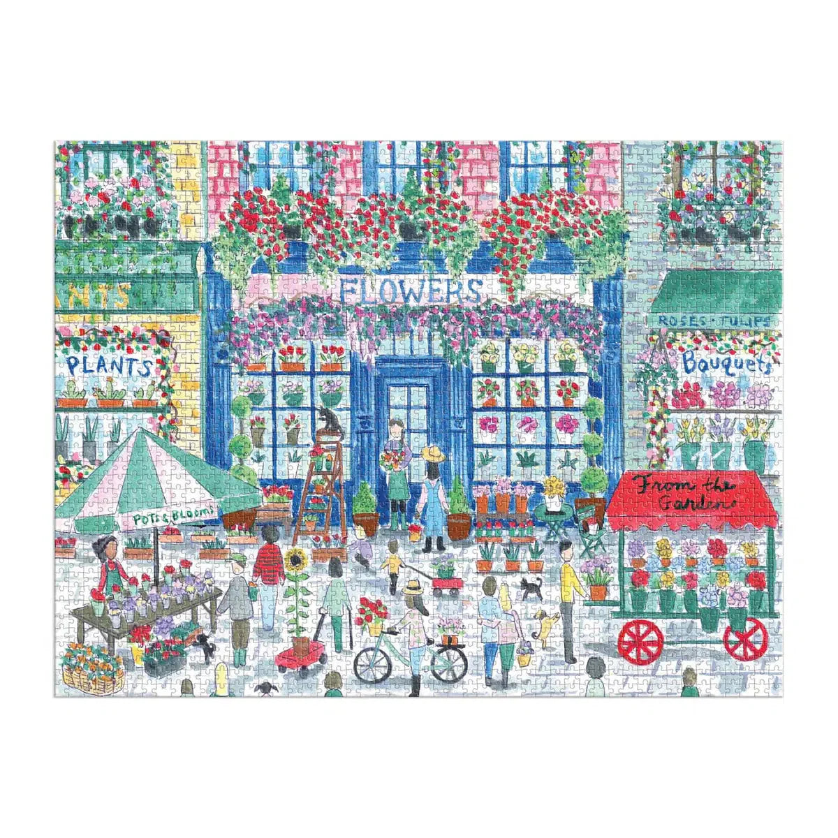 Market in Bloom 2000 Piece Jigsaw Puzzle Galison