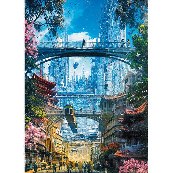 Markets District Future Cities 1000 Piece Jigsaw Puzzle Heye - BIG FRENCHIES