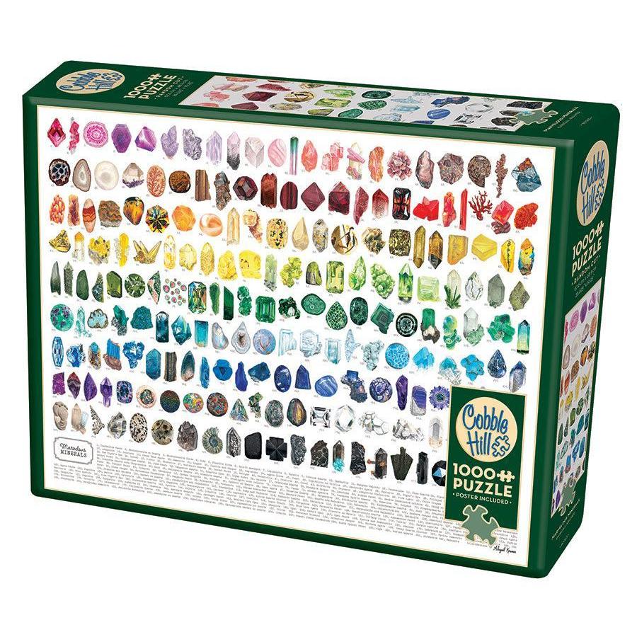 Marvelous Minerals (Large Box) 1000 Piece Jigsaw Puzzle Cobble Hill