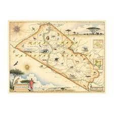 Masai Mara 1000 Piece Jigsaw Puzzle Xplorer Maps - BIG FRENCHIES