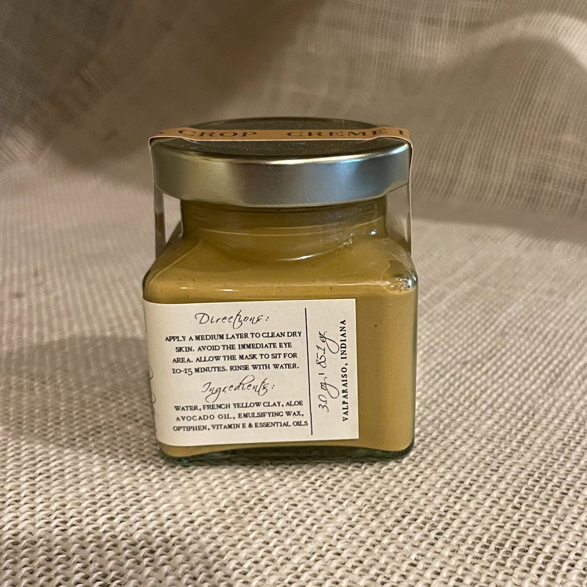 Face Mask - "Youthful" French Yellow Clay (Frankincense) - BIG FRENCHIES