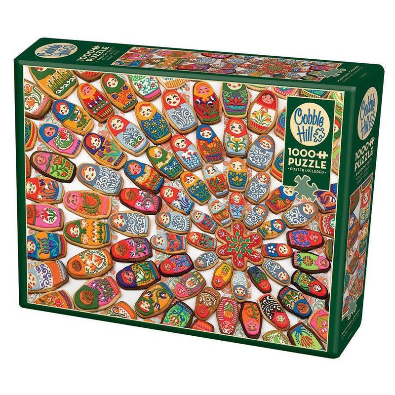 Matryoshka Cookies 1000 Piece Jigsaw Puzzle Cobble Hill - BIG FRENCHIES