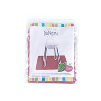 Solid Blush Minimalist Splash Mat - A Waterproof Catch-All for Highchair Spills and More! - BIG FRENCHIES